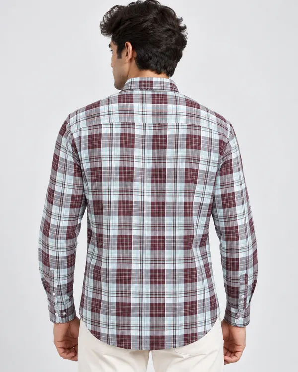 Maroon_Aqua_Blue_Micro_Plaid