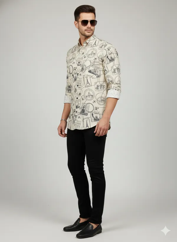 Classic_Beige_Travel-Inspired_Graphic_Print_Shirt