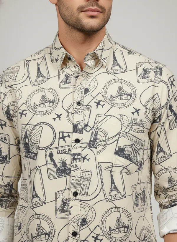 Classic_Beige_Travel-Inspired_Graphic_Print_Shirt