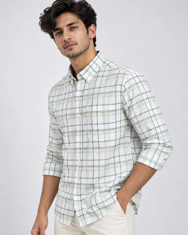 Cream_green_Checks