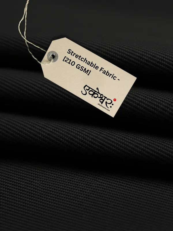 Ekeshwara_Black_Crop_Top_and_Wide-Leg_Pants_Set_with_Ribbon_Detail|_Model_Height_5.8inch_,_Fabric_All_Way_Stretchable