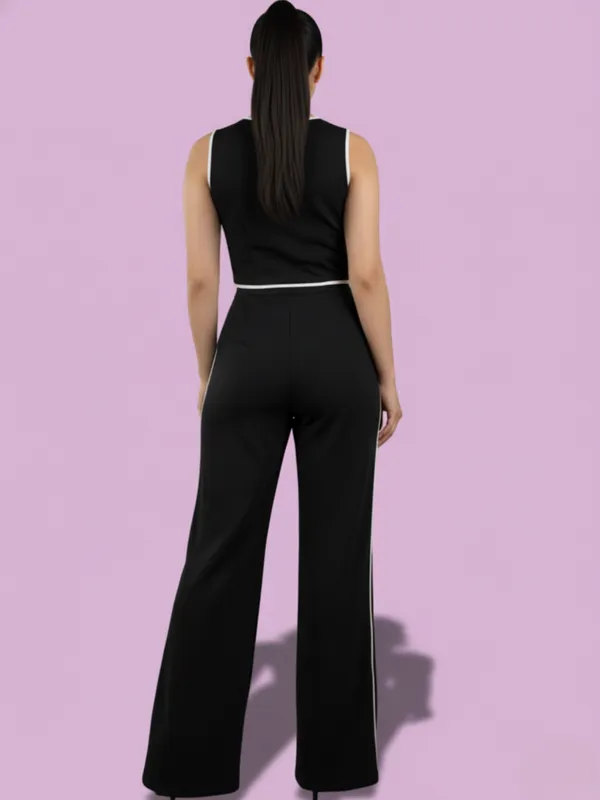 Black_Premium_Solid_Top_&_Skirt_For_Women|_Model_Height_5.8inch_,_Fabric_All_Way_Stretchable