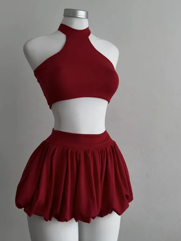 Ekeshwara_Red_Bodycon_Midi_Dress_with_Dramatic_Floral_Applique|_Model_Height_5.8inch_,_Fabric_All_Way_Stretchable