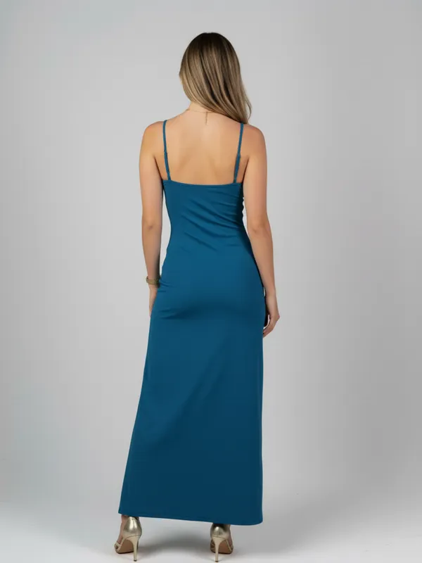 Blue_Spaghetti_Strap_Maxi_Dress_For_Women