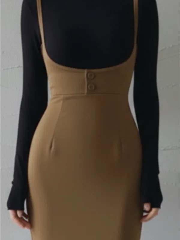 Brown_Bodycon_Pinae_Maxi_Dress_For_Women