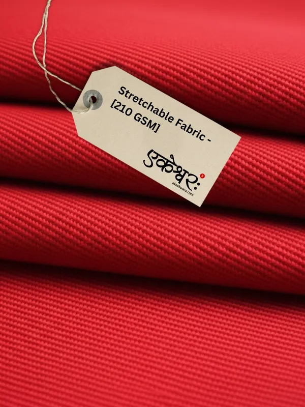 Ekeshwara_red_tone_to_tone_match_frill_style_bodycon_design_dress_for_women|_Model_Height_5.8inch_,_Fabric_All_Way_Stretchable