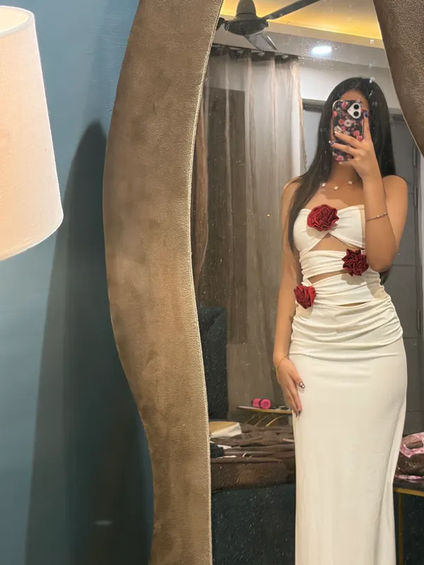 Ekeshwara_Scarlet_Rose_Ruched_Maxi_Dress