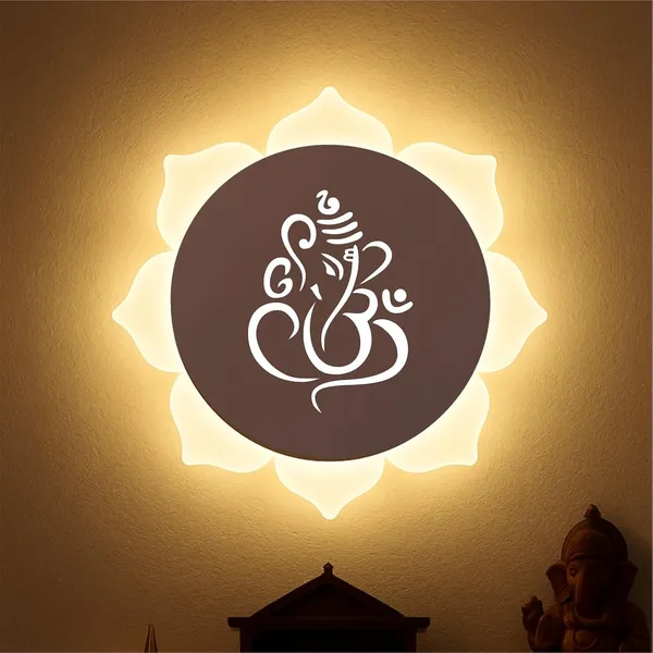 FLOWER_GANESH_ROSE_GOLD_WALL_LIGHT_-_9_X_9_INCH