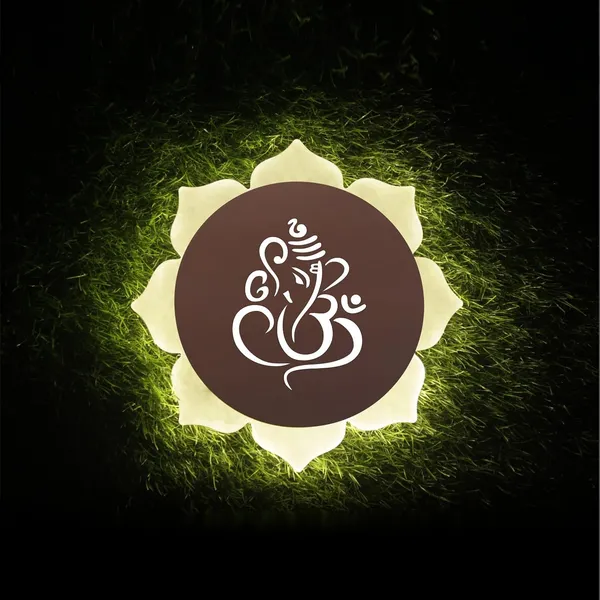 FLOWER_GANESH_ROSE_GOLD_WALL_LIGHT_-_9_X_9_INCH