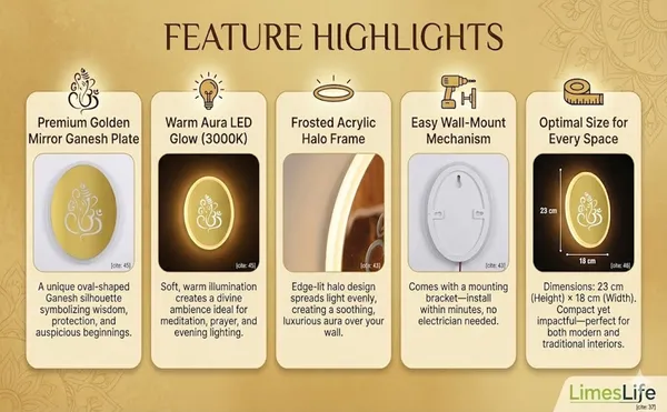Oval_Ganesh_Gold_Wall_Light_-_9_INCH