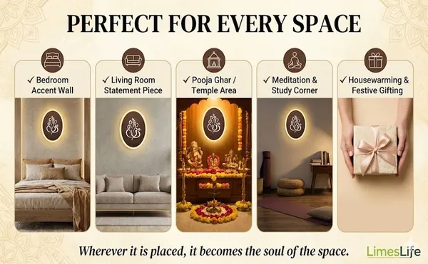 Oval_Ganesh_Rose_Gold_Wall_Light_-_9_INCH