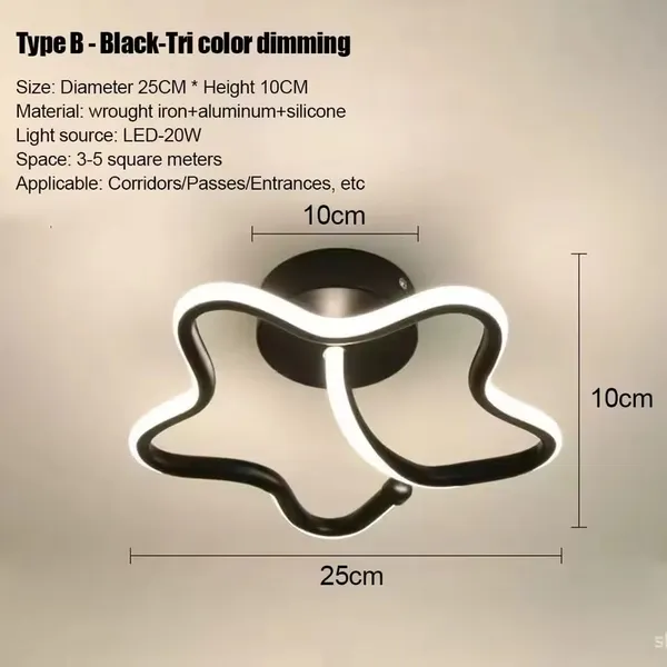 Star_Pantagram_LED_Ceiling_Cum_Wall_Light_-_10_X_10_INCH
