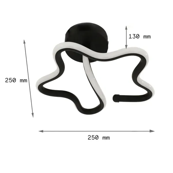 Star_Pantagram_LED_Ceiling_Cum_Wall_Light_-_10_X_10_INCH