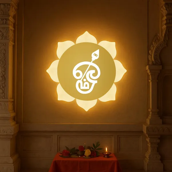 Tamil_OM_Gold_-_9_X_9_INCH