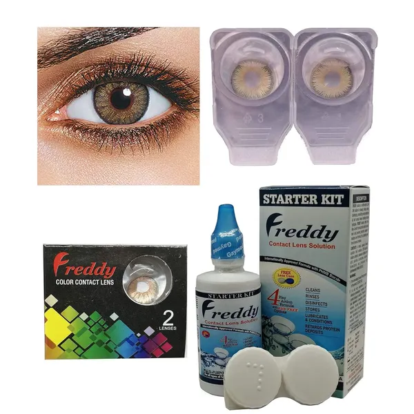 Freddy_Pure_Hazel_Monthly_Color_Contact_Lenses_(Zero_Power)_with_Free_Lens_Solution_&_Lens_Case/Container_Kit.
