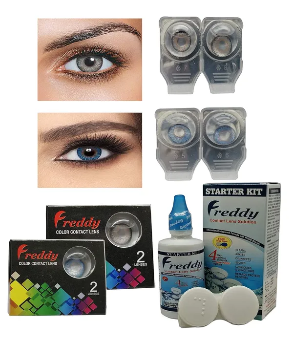 Freddy_2_pair_color_contact_lenses_with_lens_kit_(Truesapphire_&_gray)