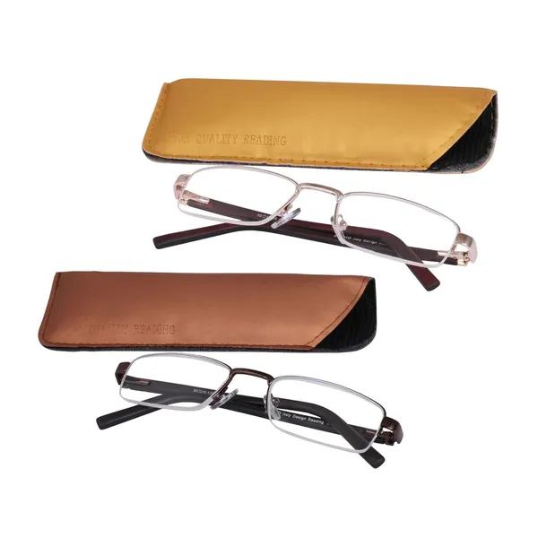 Freddy_Half_Rim_Metal_reading_glasses_combo_for_Unisex