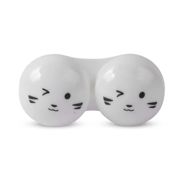 FREDDY_Contact_Lens_Case_Box_with_Tweezer,_Applicator,_&_Lens_Box_(White_Kitty)