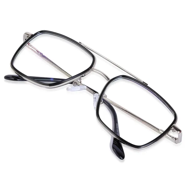 Freddy_Blue_Light_Blocking_Blue_Cut_Zero_Power_Anti-glare_Retro_Square_Eyeglasses_|UV_Protection_|_Unisex_|_Tony_Stark_|Eye_Protection_Frame_for_Computer/Tablet/Laptop/Mobile/TV