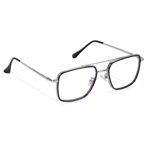 Freddy_Blue_Light_Blocking_Blue_Cut_Zero_Power_Anti-glare_Retro_Square_Eyeglasses_|UV_Protection_|_Unisex_|_Tony_Stark_|Eye_Protection_Frame_for_Computer/Tablet/Laptop/Mobile/TV