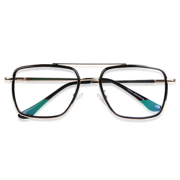 Freddy_Blue_Light_Blocking_Blue_Cut_Zero_Power_Anti-glare_Retro_Square_Eyeglasses_|UV_Protection_|_Unisex_|_Tony_Stark_|Eye_Protection_Frame_for_Computer/Tablet/Laptop/Mobile/TV