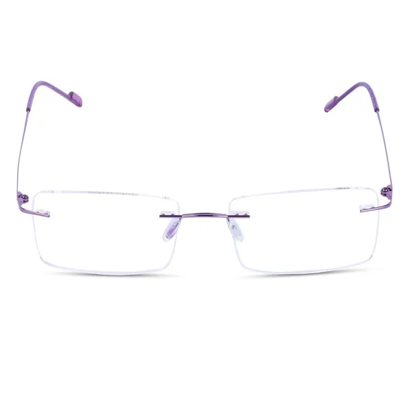 FREDDY_Rimless_Light_weight_Flexible_Spectacle_frame_|Frameless_Titanium_Rectangle_Shape_|For_Unisex|