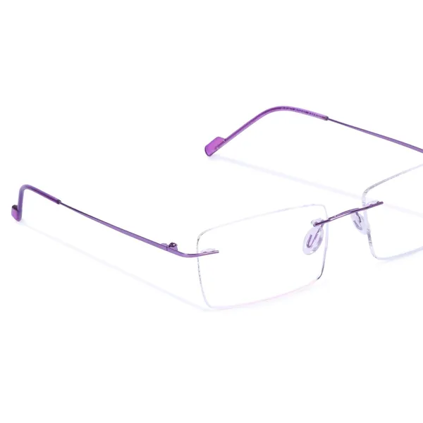 FREDDY_Rimless_Light_weight_Flexible_Spectacle_frame_|Frameless_Titanium_Rectangle_Shape_|For_Unisex|