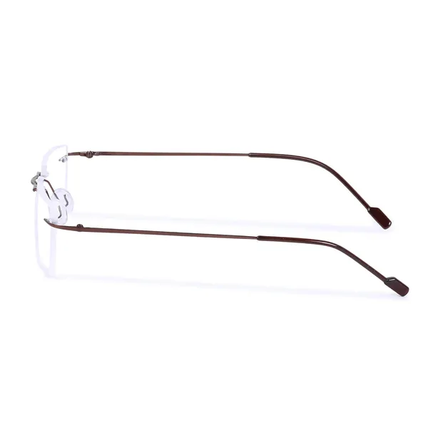 FREDDY_Rimless_Light_weight_Flexible_Spectacle_frame_|Frameless_Titanium_Rectangle_Shape_|For_Unisex|