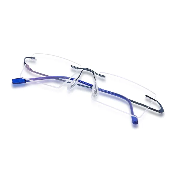 FREDDY_Rimless_Light_weight_Flexible_Spectacle_frame_|Frameless_Titanium_Rectangle_Shape_|For_Unisex|
