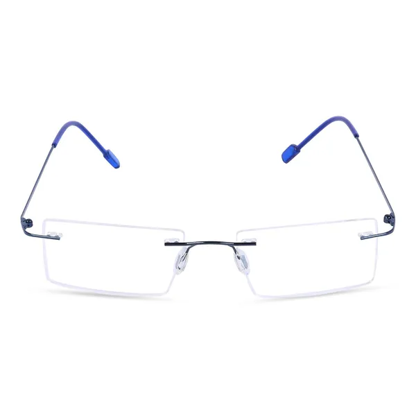 FREDDY_Rimless_Light_weight_Flexible_Spectacle_frame_|Frameless_Titanium_Rectangle_Shape_|For_Unisex|