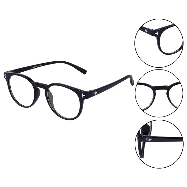 FREDDY_Clear_Lens_Full_Rim_Round_Spectacle_Frame_For_Unisex
