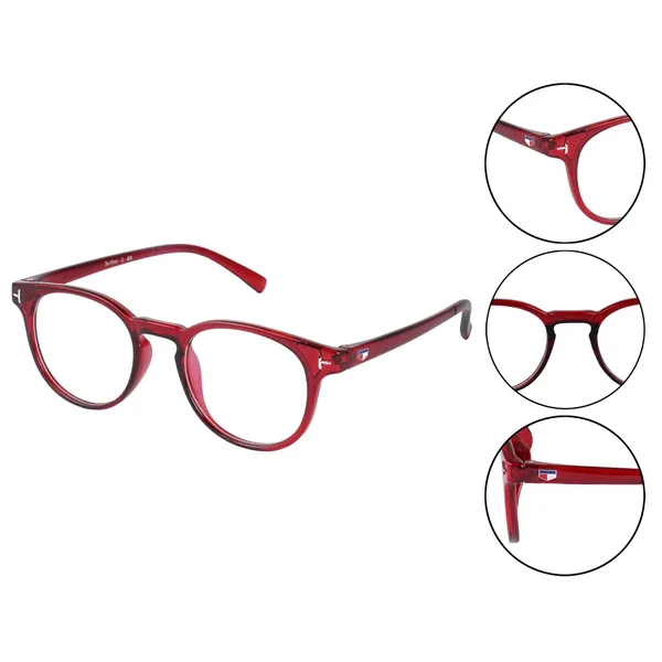 FREDDY_Clear_Lens_Full_Rim_Round_Spectacle_Frame_For_Unisex