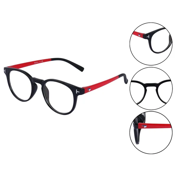FREDDY_Clear_Lens_Full_Rim_Round_Spectacle_Frame_For_Unisex