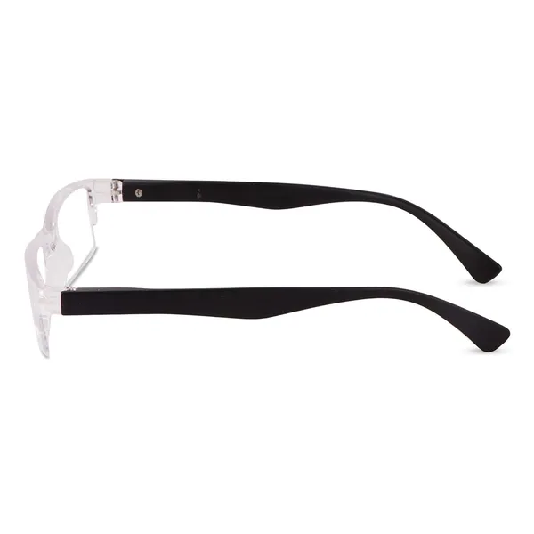 Clear_Frame_Reading_Glasses_with_Black_Temple_Arms,_Lightweight_Rectangular_Eyewear