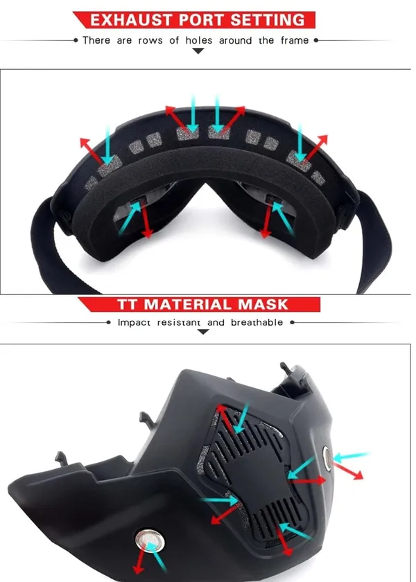 Black_Reusable_Goggle_Mask_Anti_Scratch_Face_&_Eyewear_Windproof_Dirt_Shield_With_Soft_Foam_Padded_Detachable_Mouth_Filter_For_Cycling_Bike_Off_Road_Racing_Ride_Unisex_(Black)