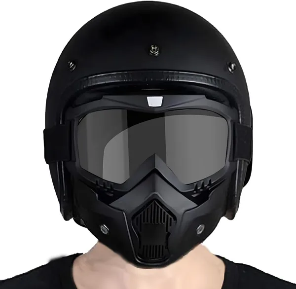 Black_Reusable_Goggle_Mask_Anti_Scratch_Face_&_Eyewear_Windproof_Dirt_Shield_With_Soft_Foam_Padded_Detachable_Mouth_Filter_For_Cycling_Bike_Off_Road_Racing_Ride_Unisex_(Black)