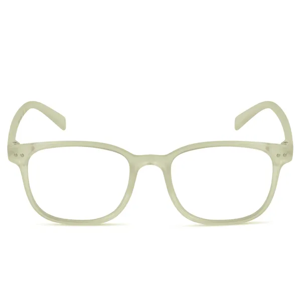 White_Yellow_Frame_With_Clear_Lens_Full_Rim_Square_Spectacle_Frame_For_Unisex