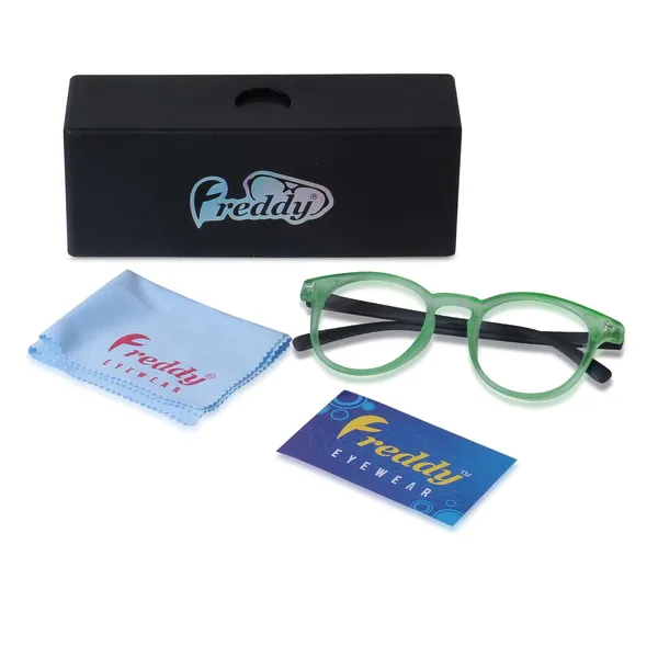Green_Blue_Frame_Clear_Lens_Full_Rim_Round_Spectacle_Frame_For_Unisex