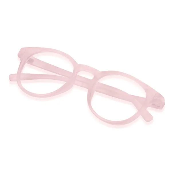 Light_Orange_Frame_With_Clear_Lens_Full_Rim_Round_Spectacle_Frame_For_Unisex