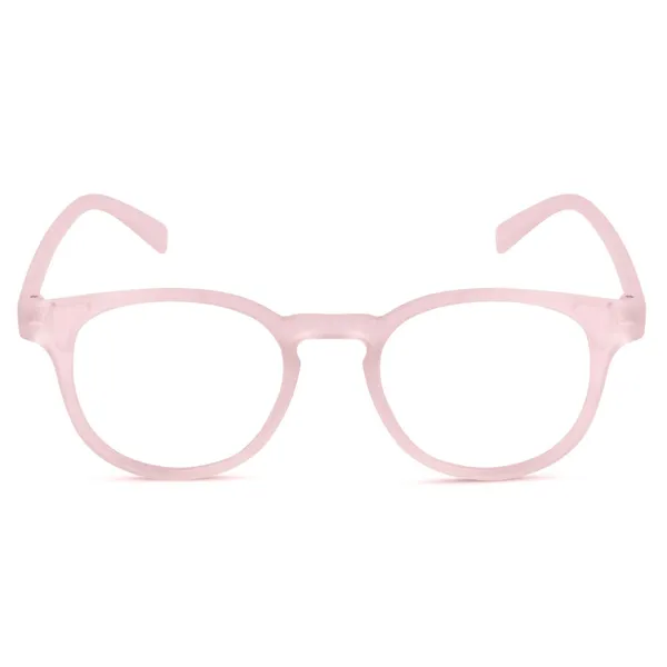 Light_Orange_Frame_With_Clear_Lens_Full_Rim_Round_Spectacle_Frame_For_Unisex