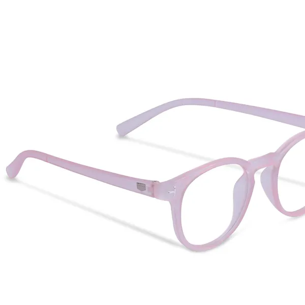Light_Pink_Clear_Frame_With_Lens_Full_Rim_Round_Spectacle_Frame_For_Unisex