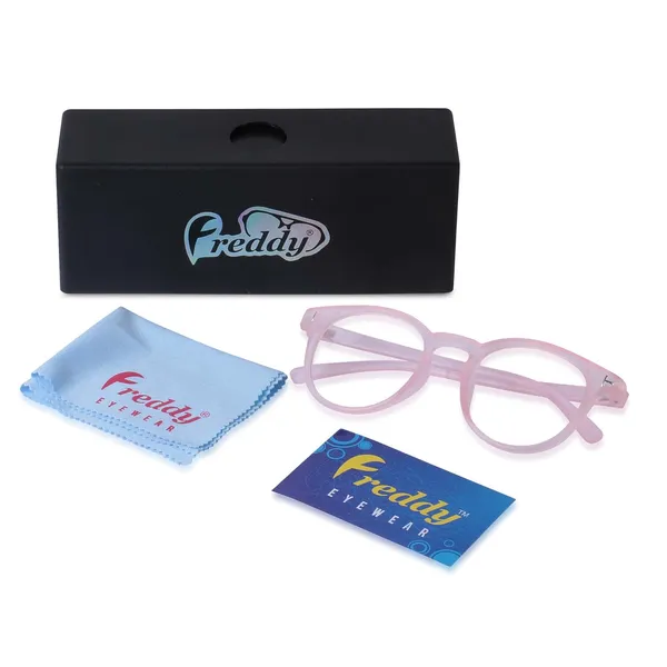 Light_Pink_Clear_Frame_With_Lens_Full_Rim_Round_Spectacle_Frame_For_Unisex