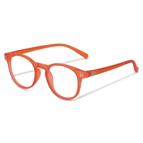 Orange_Clear_Lens_Full_Rim_Round_Spectacle_Frame_For_Unisex