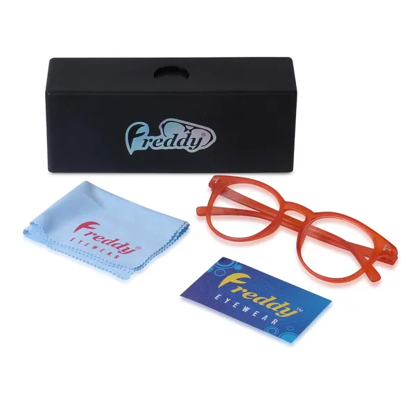 Orange_Clear_Lens_Full_Rim_Round_Spectacle_Frame_For_Unisex