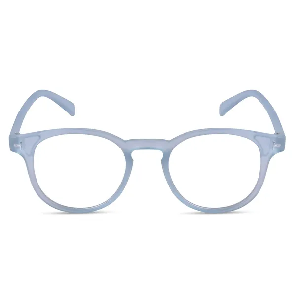 Pearl_Grey_Frame_With_Clear_Lens_Full_Rim_Round_Spectacle_Frame_For_Unisex