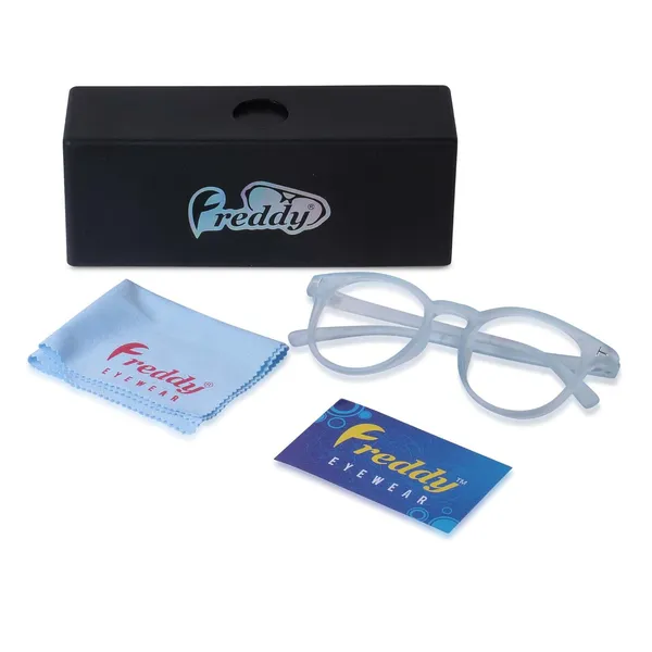 Pearl_Grey_Frame_With_Clear_Lens_Full_Rim_Round_Spectacle_Frame_For_Unisex