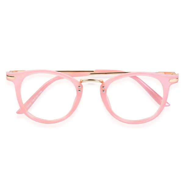 Dark_Pink_Frame_Blue_Light_Blocking_Zero_Power_Anti-Glare_Retro_Round_Eyeglasses_|_UV_Protection_|_Unisex_|_Eye_Protection_Frame_For_Computer/Tablet/Laptop/Mobile/Tv