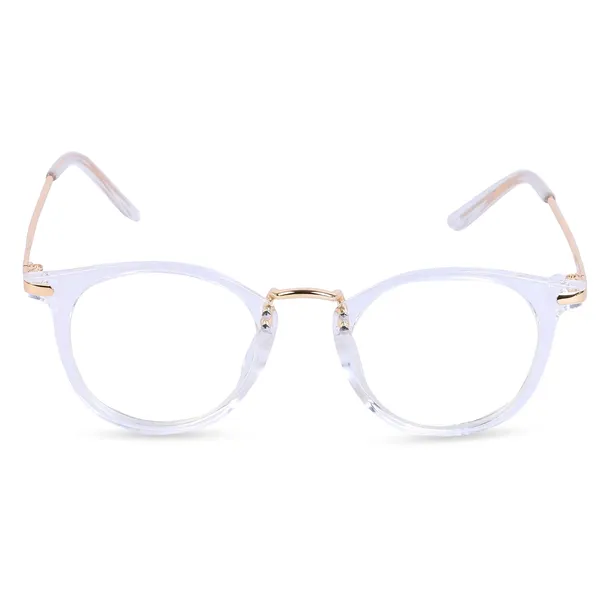 Transparent_White_Frame_Blue_Light_Blocking_Zero_Power_Anti-Glare_Retro_Round_Eyeglasses_|_UV_Protection_|_Unisex_|_Eye_Protection_Frame_For_Computer/Tablet/Laptop/Mobile/Tv