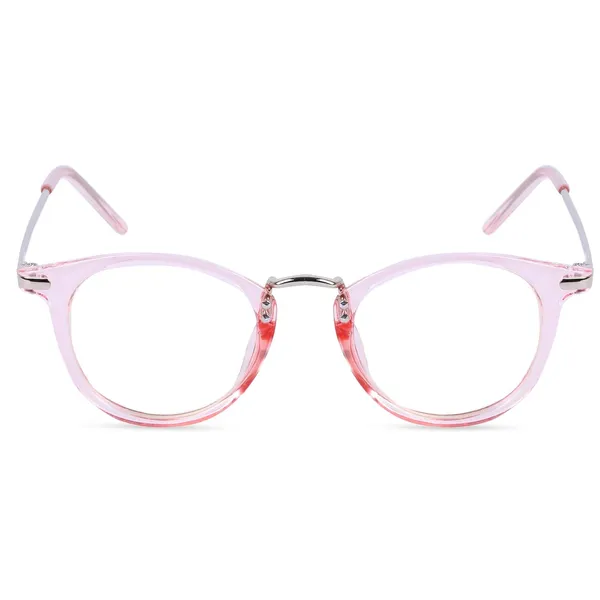 Water_Pink_Frame_Blue_Light_Blocking_Zero_Power_Anti-Glare_Retro_Round_Eyeglasses_|_UV_Protection_|_Unisex_|_Eye_Protection_Frame_For_Computer/Tablet/Laptop/Mobile/Tv