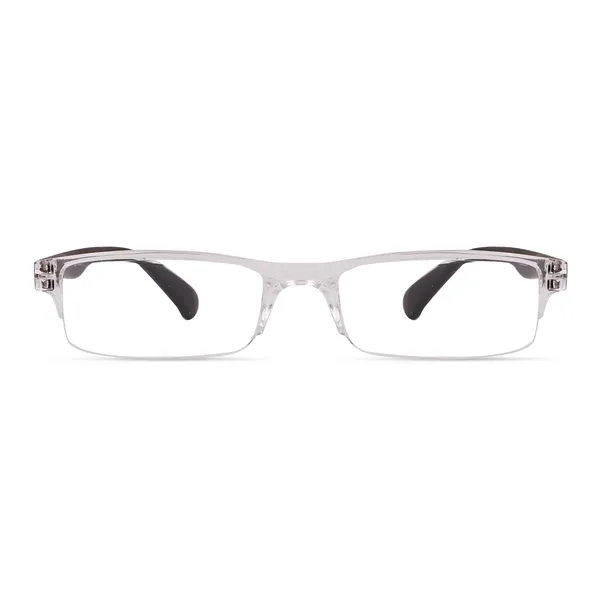 Black_Clear_Frame_Reading_Glasses_With_Black_Temple_Arms,_Lightweight_Rectangular_Eyewear_3_pcs